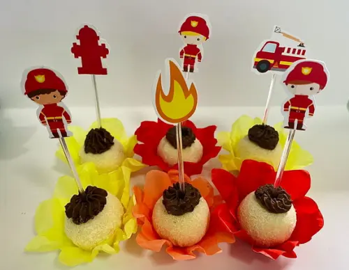 Forminhas Bombeiros e Toppers