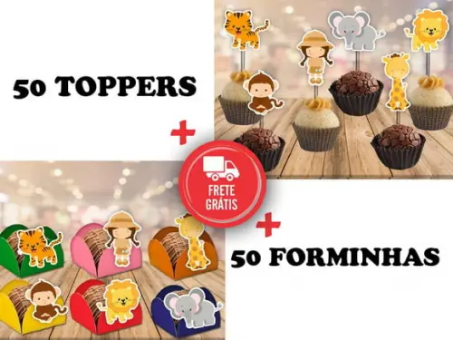 Safari Forminhas E Toppers