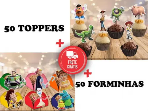 Toy Story 4 - Forminhas E Toppers