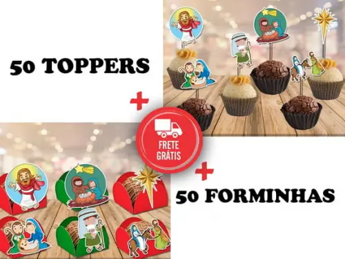Verdadeiro Natal - Jesus - Forminhas E Toppers