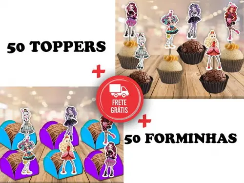 Ever After High - Forminhas E Toppers