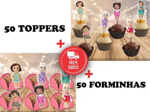 Baby Alive - Forminhas E Toppers