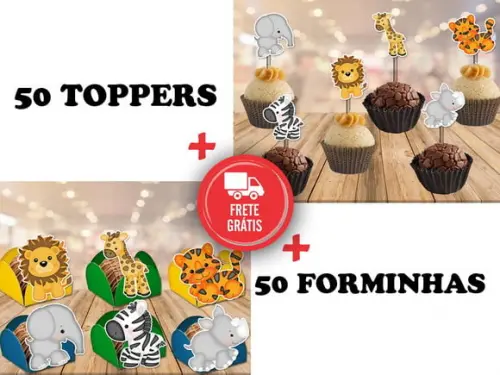 Safari - 50 Toppers E 50 Forminhas
