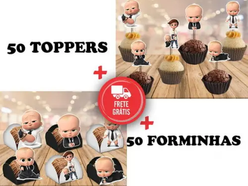 Poderoso Chefinho - 50 Forminhas E 50 Toppers