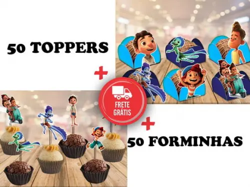 Luca Disney - 50 Forminhas E 50 Toppers