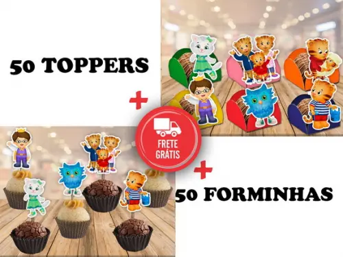 Daniel O Tigre - 50 Forminhas E 50 Toppers