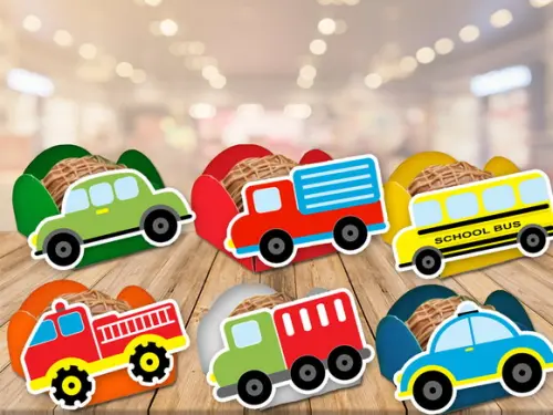 forminhas carros - carrinhos