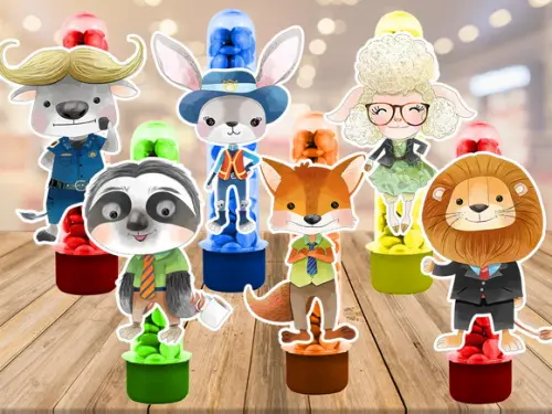 apliques para tubetes zootopia