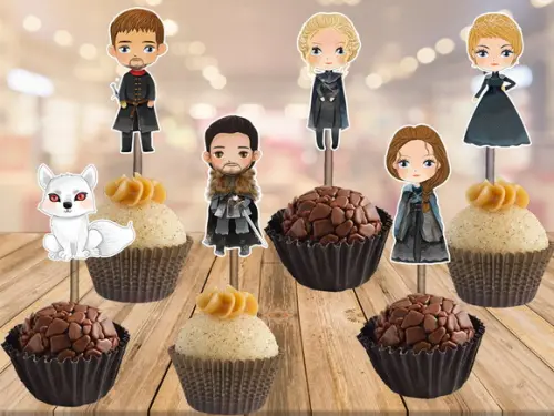 topper game of thrones - G.O.T - GOT