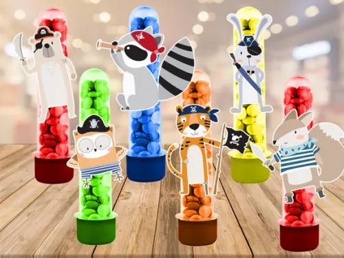 apliques para tubetes animais piratas