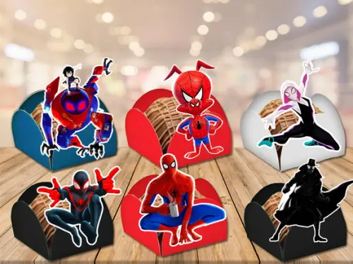 Forminhas Homem Aranha Miles Morales