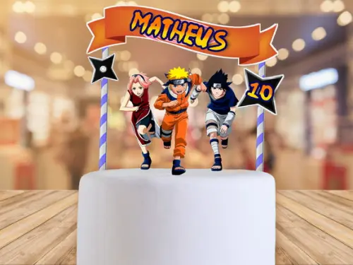 Topo de bolo naruto