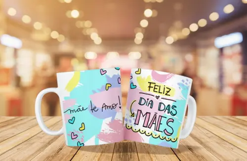 caneca dia das mães de cerâmica - ótima lembrança