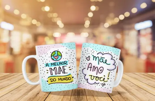 caneca dia das mães de cerâmica - lembrancinhas para mamãe
