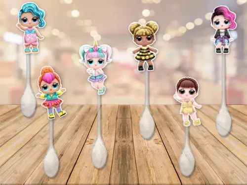 colherzinha para brigadeiro personalizada lol