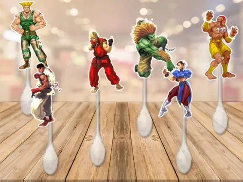 colherzinha personalizada street fighter