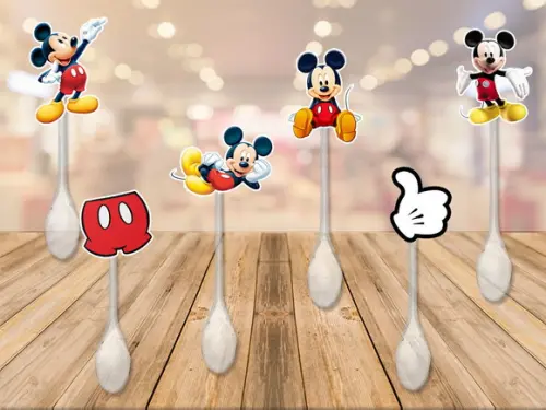 colherzinha para brigadeiro personalizada mickey