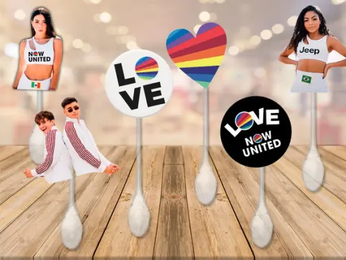 colherzinha para brigadeiro personalizada now united