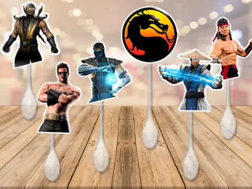 colherzinha personalizada mortal kombat