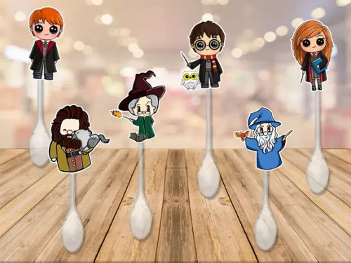 colherzinha personalizada harry poter