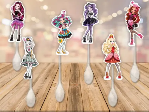 colherzinha personalizada ever after high
