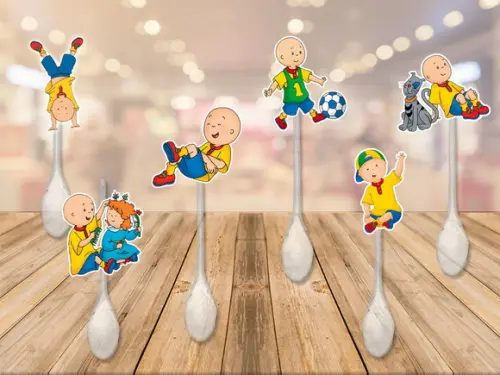 colherzinha personalizada caillou