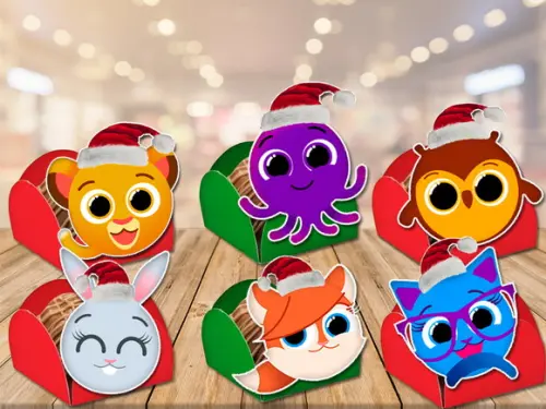 forminhas para doces bolofofos natal- 100 unidades