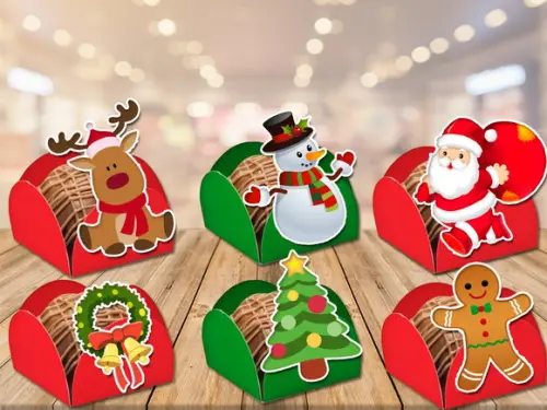 forminhas para doces natal- 100 unidades