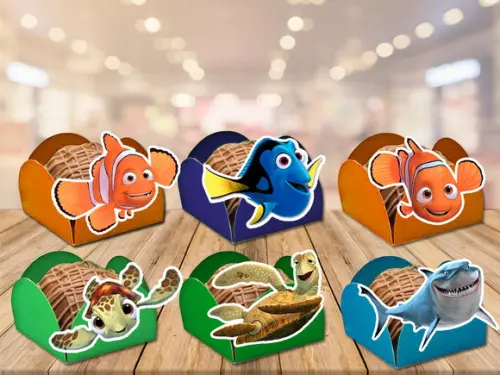 forminhas procurando nemo- 100 unidades