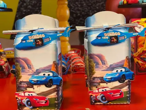 caixas milk carros disney - 10 unidades