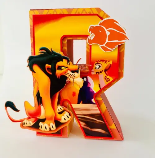 Letras 3d - A Guarda do Leão