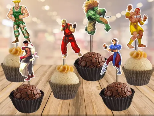 topper street fighter - 100 unidades