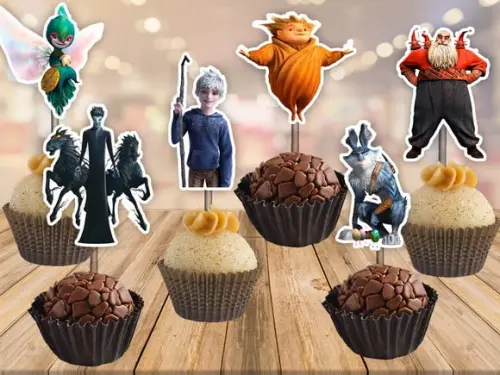 a origem dos guardiões - toppers para doces - 100 unidades