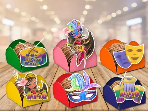 forminhas carnaval - 100 unidades