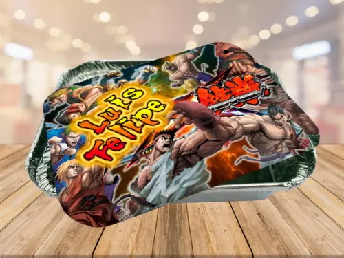 street fighter tampa de marmitinha lembrancinha FRETE GRÁTIS