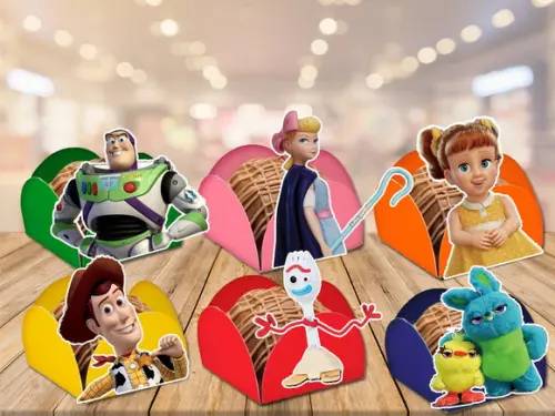 forminhas toy story 4 - garfinho- 100 unidades