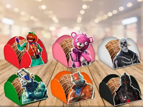 forminhas para doces fortnite- 100 unidades