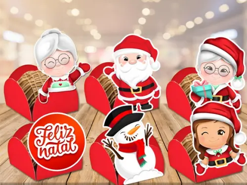 forminhas para doces de natal- 100 unidades