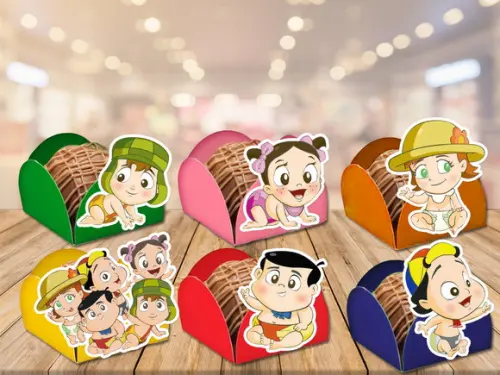 forminhas chaves baby- 100 unidades