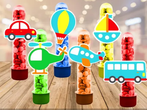 Meios De Transportes Para Tubetes