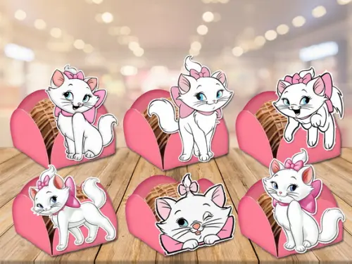 forminhas gatinha marie- 100 unidades