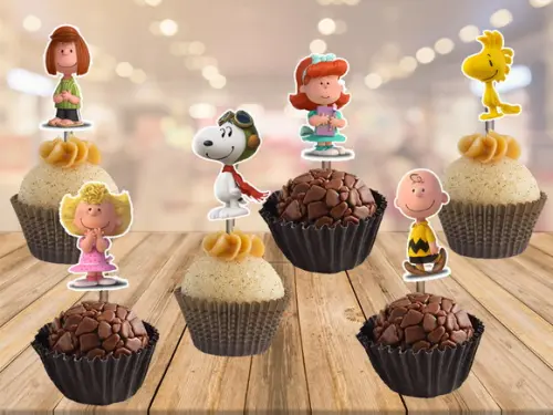 topper Snoopy - 100 unidades
