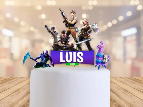 Topo de bolo Fortnite
