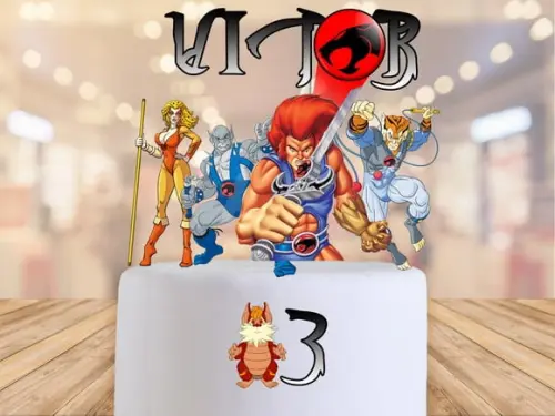 Topo de bolo Thundercats