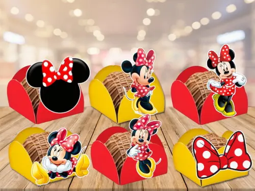 Forminhas Minnie Vermelha - 100 Unidades