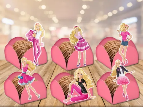 Forminhas Barbie - 100 Unidades