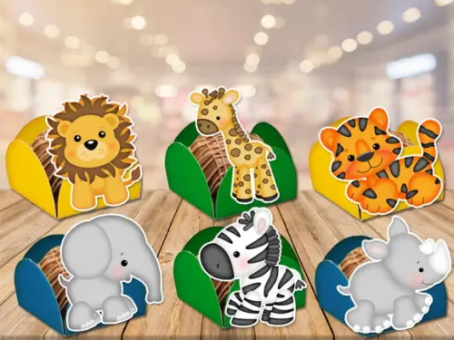 Forminhas Animais - 100 Unidades