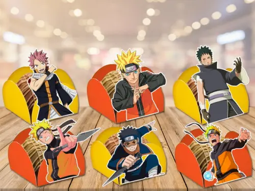 Forminhas Naruto - 100 Unidades