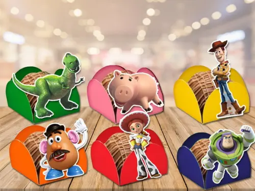 forminhas para doces toy story - 100 unidades