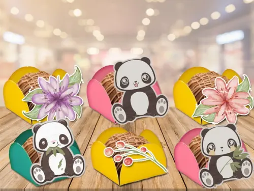 Forminha Para Doces Panda